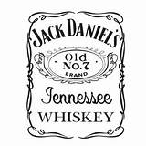 Daniels Whiskey Dxf sketch template