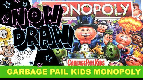 unboxing garbage pail kids monopoly youtube