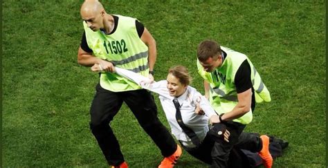 World Cup Pitch Invaders Pussy Riot Spend Night In Russian Jail Offside