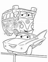 Cars Flo Fillmore Coloradisegni sketch template