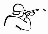Clay Clipart Sporting Clip Clays Shoot Shooting Skeet Cliparts Trap Library Clipground sketch template