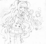 Vocaloid Coloriage Luka sketch template