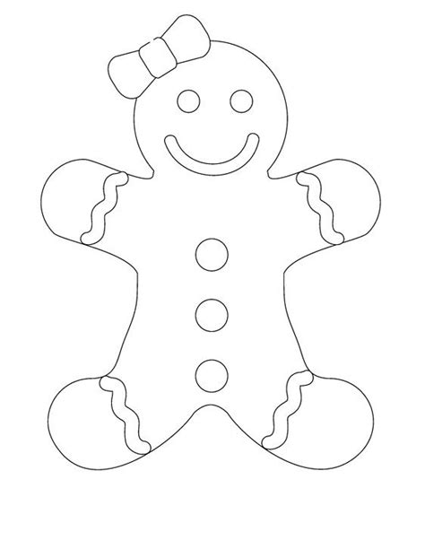 gingerbread girl coloring pages printable  coloring pages