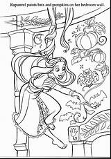 Coloring Halloween Disney Pages Princess Frozen Printable Tangled Rapunzel Color ディズニー 塗り絵 クリスマス ぬり絵 Tumblr Print ぬりえ プリンセス Painting Choose sketch template