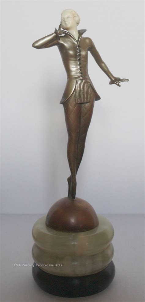 an art deco bronze and ivory sculpture by josef lorenzl austria circa