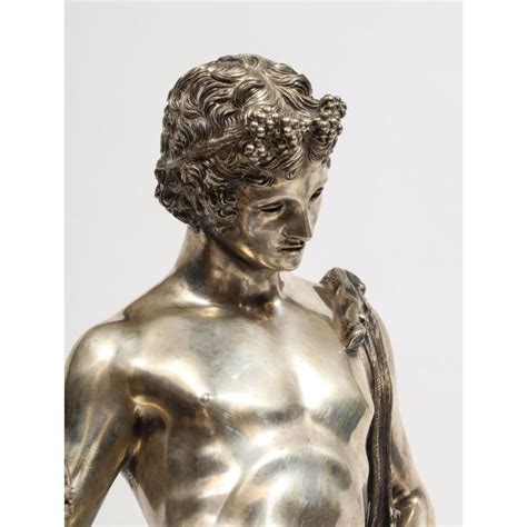 Unknown Large Rare Italian Silver Figure Statue Of