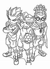 Inazuma Eleven Coloring Dessin Colorier Coloriage Imprimer Pages Anime Shawn Kids Frost sketch template