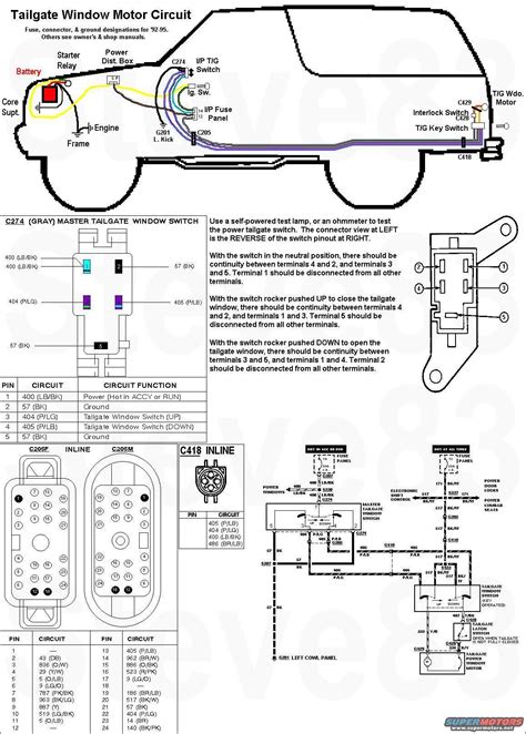 ford bronco wiring diagram