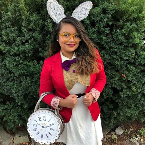 white rabbit from alice in wonderland 🐰 ️ halloween coustumes