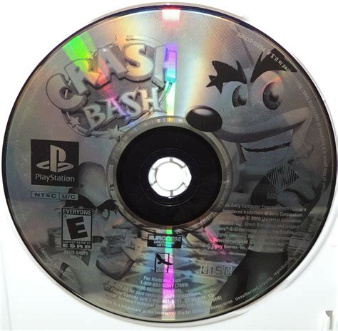 crash bash ps sony playstation disc  works great video games