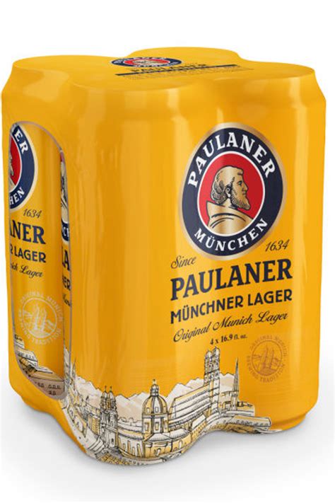 paulaner original munich lager pk oz cans surdyks