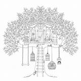 Treehouse sketch template