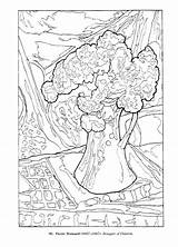 Coloring Pages Paintings Great Flower Dover Famous Books Adult Blank Color Colouring Sheets Own sketch template