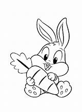 Bunny Coloring Pages Rabbit Bugs Carrot Baby Drawing Velveteen Cute Para Colorear Drawings Colouring Dibujos Con Easter Printable Popular Getcolorings sketch template