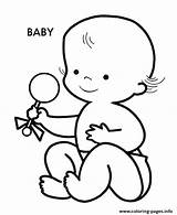 Baby Coloring Pages Newborn Doll Boy Printable Drawing Bae Print Cute Pacifier Funny Color Praying Child Clipartmag Getcolorings Book Kids sketch template