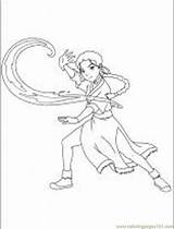 Coloring Avatar Pages Last Popular Airbender Coloringhome sketch template