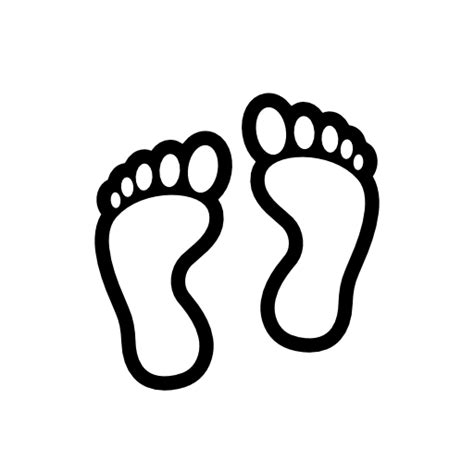 feet  shown  black  white
