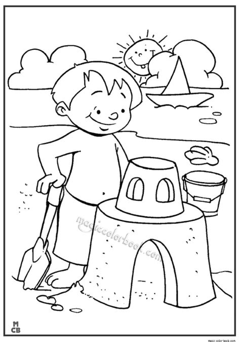 pin  jowy  summer coloring pages   summer coloring