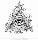 Masonic Triangle Coloring Illuminati Drawing Symbol Eye Seeing Pyramid Tattoo Providence Freemason Vector Wooden Drawings Tattoos Inside Designlooter Logo Pages sketch template