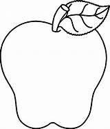 Apple Coloring Pages Kids Adults Wecoloringpage sketch template