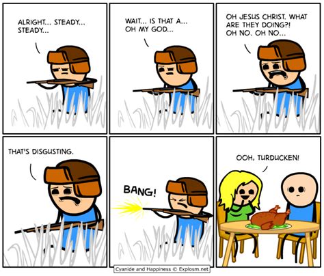 hunter sex fucking cyanide and happiness comics funny comics and strips cartoons