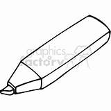 Marker Clipart Outline Highlighter Clip Graphicsfactory Vector Watermark Remove Education sketch template