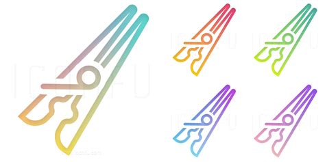 clothes pin icon gradient color style iconfu