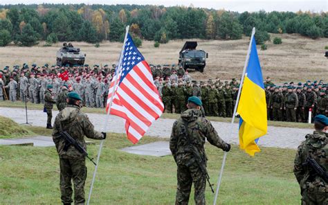 hundreds  combat ready american soldiers stationed   ukraine   russian