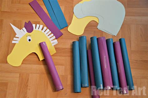 hobby horse craft idea  kids red ted arts blog
