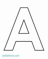 Letter Alphabet sketch template