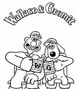 Gromit Wallace Pages Coloring Colouring Cartoon Getcolorings Print Getdrawings Popular Source sketch template