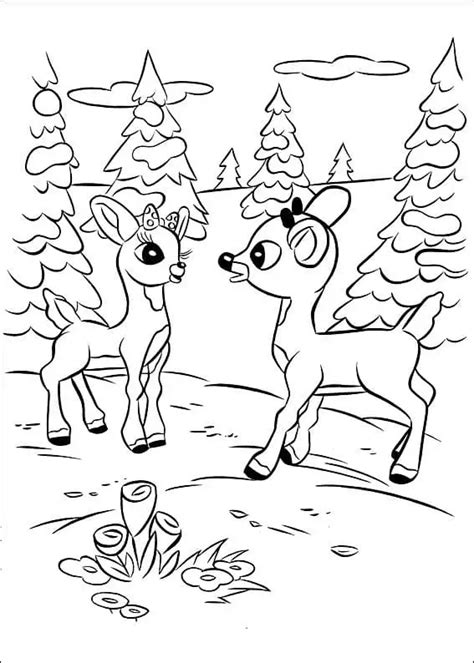 clarice  rudolph coloring pages coloring cool