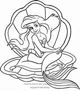 Sirenetta Sereia Desenho Concha Kolorowanki Mermaid Arielle Sirene Meerjungfrau Conchiglia Cartonionline Stampare Ausmalbild Syrenka Malvorlage Skorupce Mala Delfino sketch template