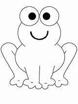 Coloring Pages Toad Cute Frog Print Library Clipart Printable Easy sketch template