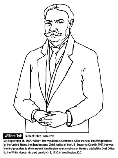united states presidents pages coloring pages