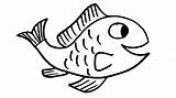 Fish Drawing Step Kids Draw Easy Drawings Basic Paintingvalley Colour Dra sketch template