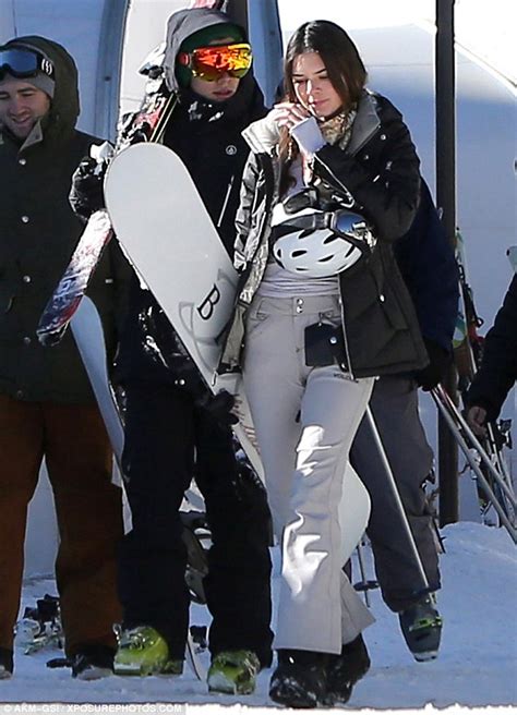 kendall jenner and harry styles pictured hitting the slopes together daily mail online