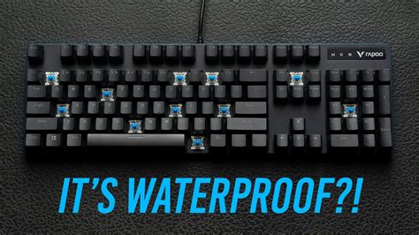mechanical gaming keyboard  waterproof youtube