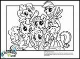 Pony Coloring Little Pages Friendship Magic Mlp Color Mane Print Eg Printable Six Book Drawing Games Ponies Characters Kids Sheet sketch template