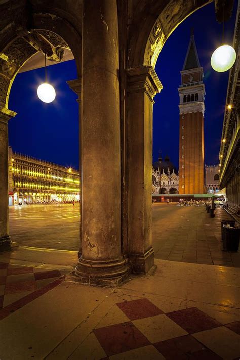San Marco At Night By Inge Johnsson Culture Of Italy