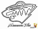 Coloring Pages Hockey Wild Minnesota Jets Nhl Logo Clipart Blackhawks York Football Chicago Printable Color Yescoloring Logos Ice Detroit Lions sketch template