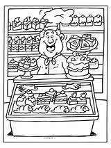 Bakker Bakkerij Warme Kok Kolorowanki Zoeken Kolorowanka Knutselen Supermarket Dzieci Dla Ideeën Bezoeken Bord Supermarkt Smakelijk Supermercado Kassa Downloaden Uitprinten sketch template