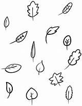 Coloring Leaves Pages Fall Print Printable Categories Kids sketch template