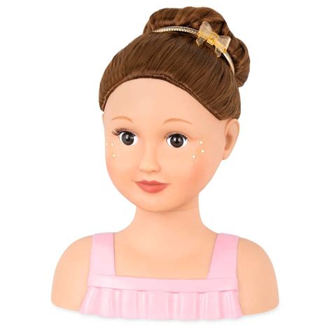generation talia  accessories styling head doll brown hair  ct
