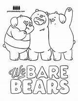 Bears Bare Coloring Pages Printables Baby Cartoons Cartoon sketch template