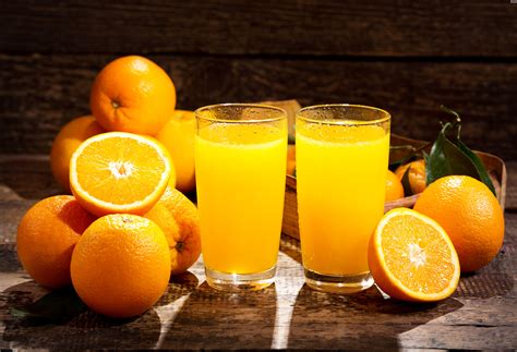 photo fresh orange juice yellow skin orange