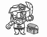 Colorare Pirata Tesoro Colorir Tesouro Disegni Pirati Piratas Acolore Sparrow Scegli sketch template