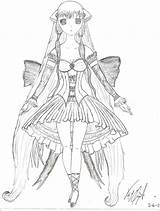 Chobits Chi Drawing Sketch sketch template