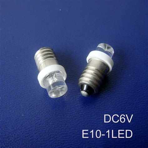 High Quality 6v E10 Led Signal Lights E10 6 3v Led Pilot Lamps Led E10