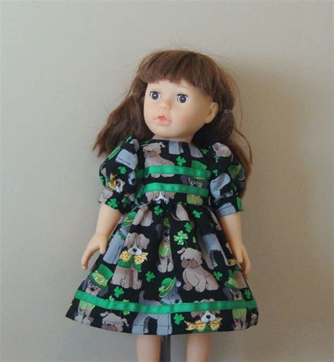 Dress For American Girl Size Or 18 Inch Doll St Patricks Day Etsy